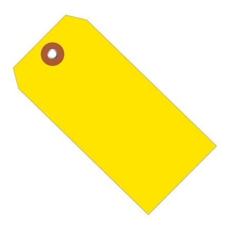 Box Packaging Plastic Shipping Tag No 5 4-3/4L x 2-3/8W Yellow 100/Pack G26052